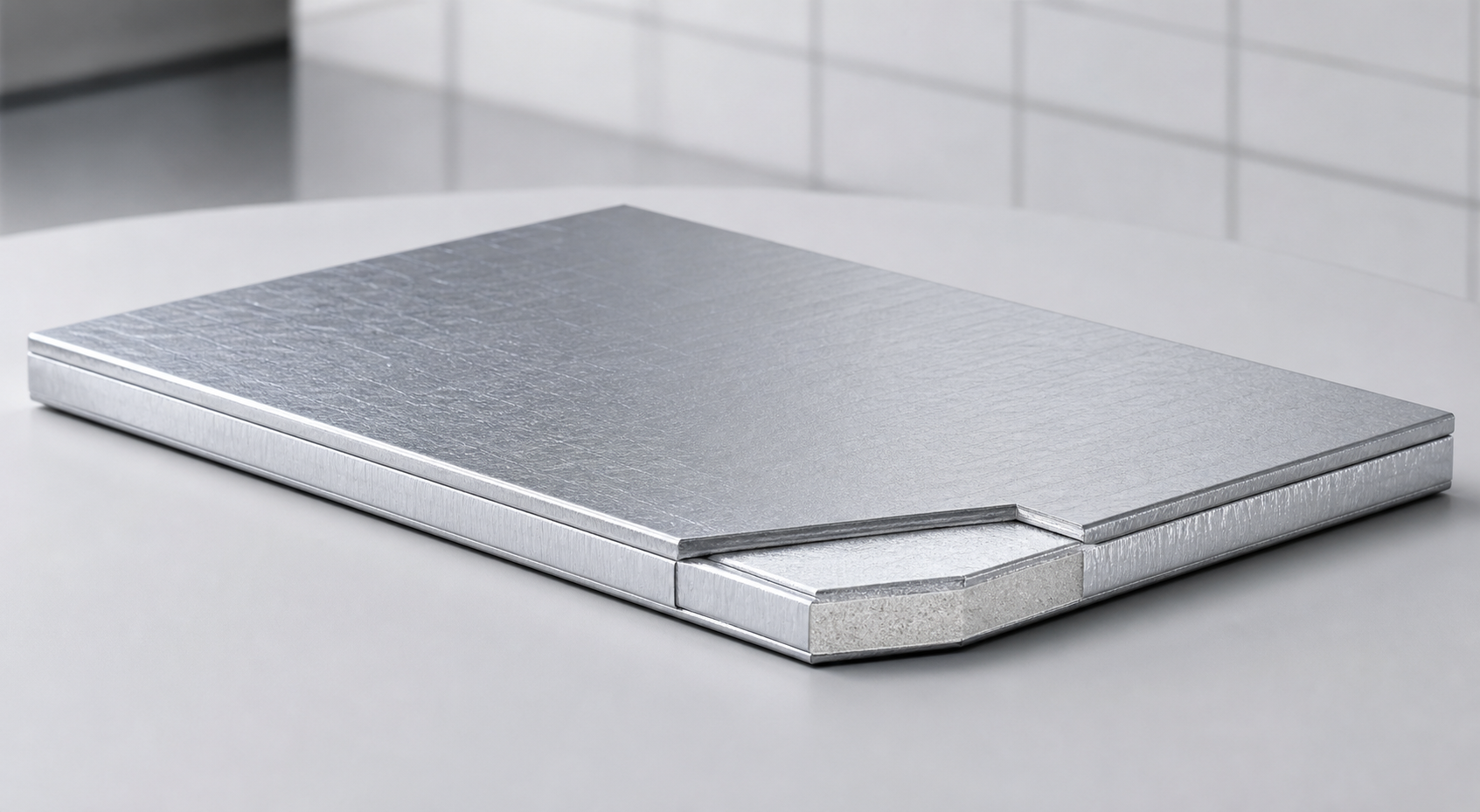 Metal VIP vacuum insulation panel
